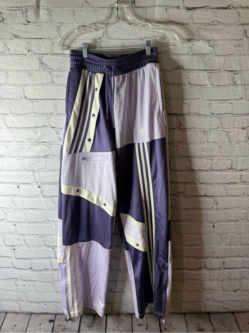 Women’s adidas originals track pants Danielle Cathari patchwork tech purple - Picture 1 of 15